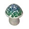 Mosaic Cement Mushroom Garden Statues Distressed Freestanding Decor